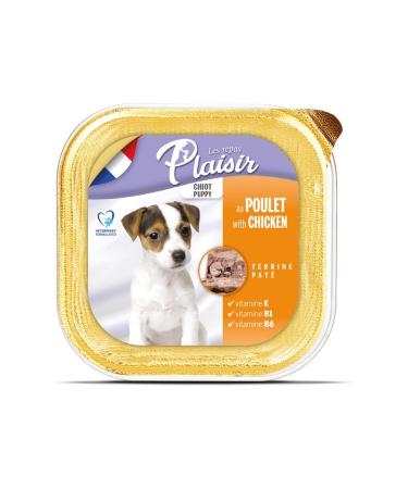 Plaisir Pate 150gr Chicken Meat Puppy 4pcs Wet Dog Food
