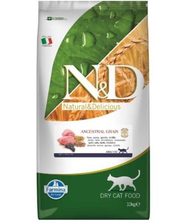 N & D Low Grain Lamb & Blueberry 10 Kg Adult Dry Cat Food