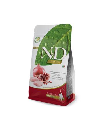 N & D Prime Kitten Grain-Free Chicken and Pomegranate Kitten Food 1.5 Kg