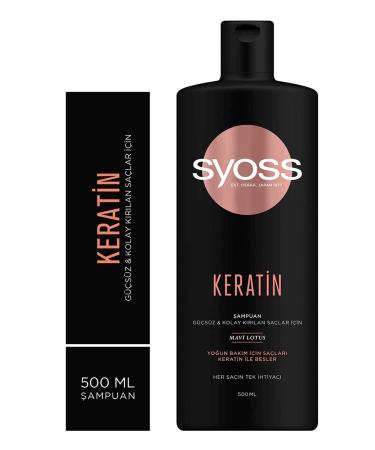 Syoss Keratin Care Shampoo 500 Ml -6565 - Buy Online on GoSupps.com