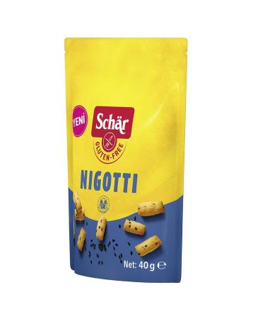 Schar Nigotti Gluten-Free Black Sesame Crackers (12 Pieces) - Buy Online on GoSupps.com