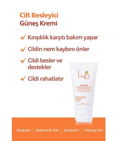 Lyn Skincare Sunscreen Cream For Face Spf50 50ml - Buy Online on GoSupps.com