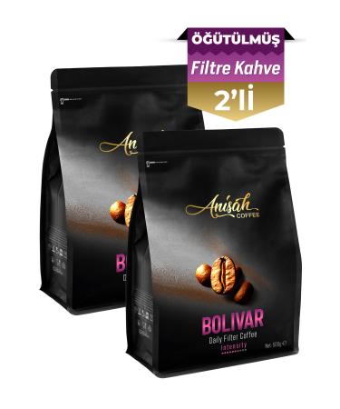 Anisah Coffee Bolivar Daily | Ground Filter Coffee | 2x500g | Medium Roast (MEDIUM ROAST)