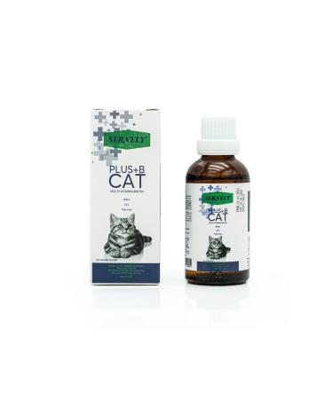 Sernely 2 Pieces Plus B 50ml (CAT HAIR AND SKIN HEALTH SUPPORTING MULTIVITAMIN DROPS) - Buy Online on GoSupps.com