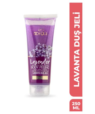 Ab-i G l Lavender Body Peeling Natural Apricot Kernel Grains 250 Ml