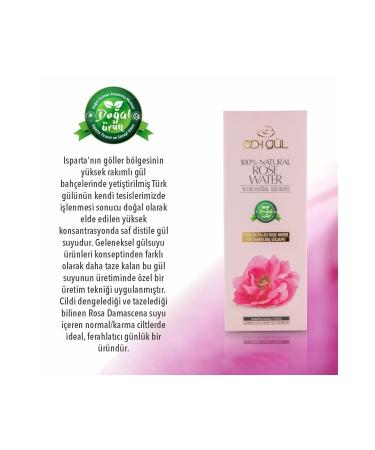 Ab-i Gul 0 Natural Rose Water 300 Ml - Buy Online on GoSupps.com