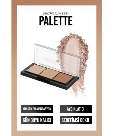 New Well Porcelain Make Up Highlighter 3 packs