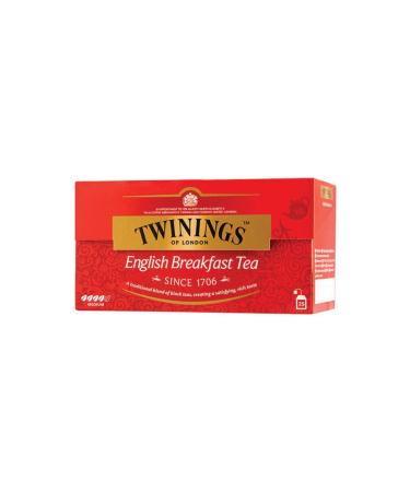 TWININGS BREAKFAST Twinings English Breakfast Tagged Tea Bags 25 Pk