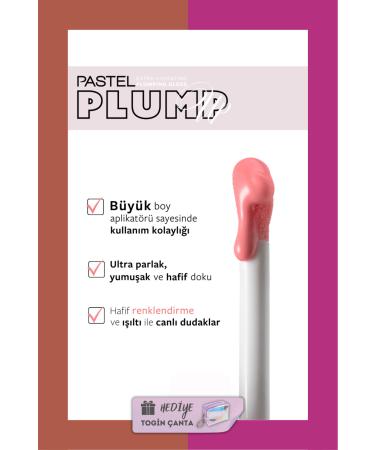 Pastel Plumping Lip Gloss Set - Plump Up 205 + 207 + Togin Bag Gift - Buy Online on GoSupps.com