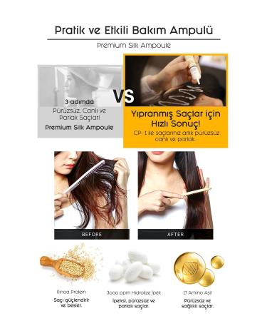 ESTHETIC HOUSE CP-1 Hair Care Ampoule Containing Smoothing Keratin and Amino Acids for Damaged Hair 20 ML - Buy Online on GoSupps.com