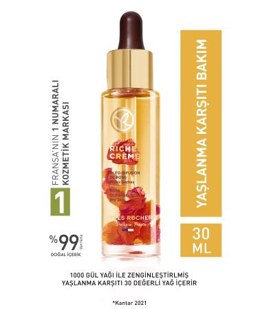 Yves Rocher Serum - Nourishing Anti-Aging Precious Oil Care / Riche Cr me-30 ml-26329