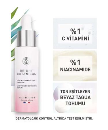 Yves Rocher Skin Serum - Anti-Stain and Anti-Wrinkle Herbal Complex Care / Bright Botanical - Buy Online on GoSupps.com