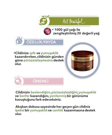 Yves Rocher Riche Creme - Nourishing Regenerating Night Cream-50ml - Buy Online on GoSupps.com