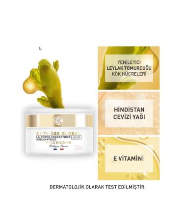 Yves Rocher Dry Skin Day Cream - Regenerating Anti-Aging Herbal Stem Cell Care Anti-Age Global 50ML - Buy Online on GoSupps.com