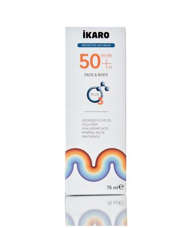 ikarocosmetic Ikaro Cosmetics 50 Spf Ozone Face Sun Cream 75ml - Buy Online on GoSupps.com