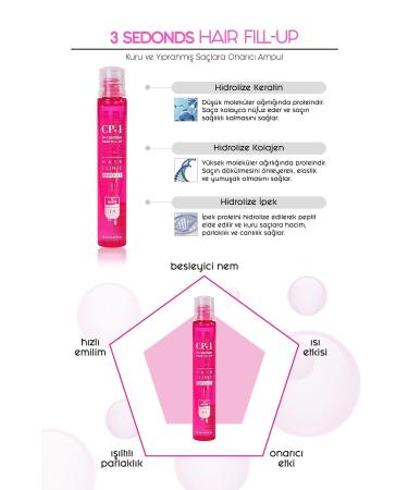 ESTHETIC HOUSE Cp-1 Keratin Ceramide and Collagen Containing 3 Seconds Care Hair Filling Serum Hair Clinic Ampoule Fill Up - Buy Online on GoSupps.com