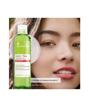 Yves Rocher Sebo Pure Vegetal Purifying Pore Tightening Toner for Acne Prone Skin 200ml - Buy Online on GoSupps.com