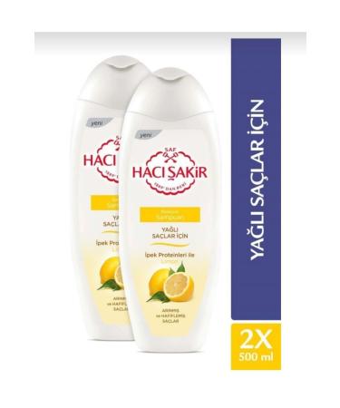 Hac akir HACI akir lemon nourishing shampoo for oily hair 500 ml 2 PIECES