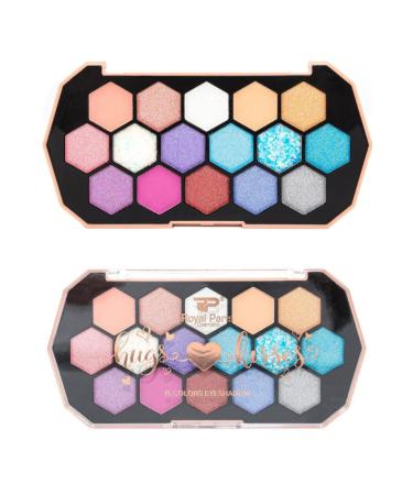 AcarlarTicaret Creamy Texture & Matte Finish/Sparkling 16 Eyeshadow Palette