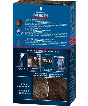 Schwarzkopf Schwarzkopf Men Perfect 60 Brown 3 Piece - Buy Online on GoSupps.com