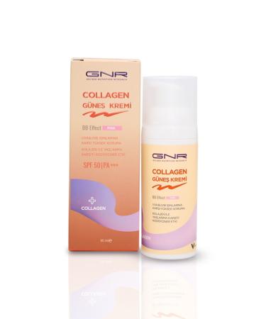GNR GELNER NUTRITION RESEARCH 50 Spf+ Collagen Sun Cream BB Effect Pink 50 ml