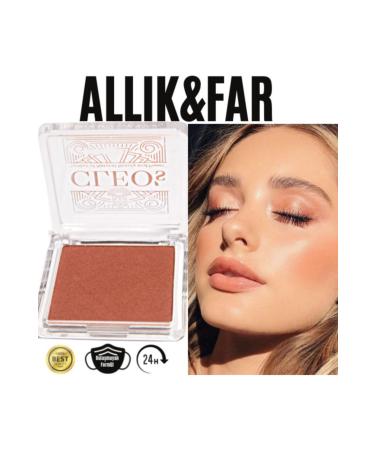 Cleo - Permanent Blush & Eyeshadow - All Hours Powder Blush & Eyeshadow- peach Golden (PEACH TONE)