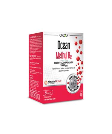 Ocean Ocean 1000 Mg Methyl Cobalamin B12 Spray 5 ml
