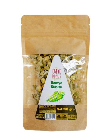 RETURN TO THE AEGEAN New Crop Soup Flower Dried Okra - 1 Series - (MINI SIZE) 1st Quality