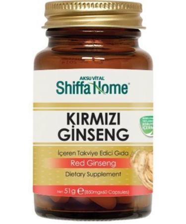 Shiffa Home Aksu Vital Red Ginseng Red Ginseng 60 Capsules X 850 Mg