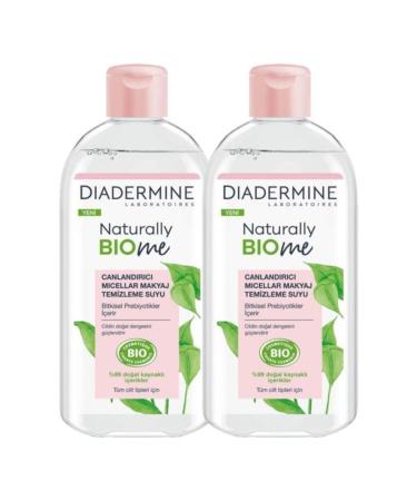 Diadermine Naturally Bio Me Revitalizing Cleansing Water 400ml X2