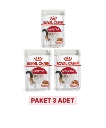 Royal Canin Instinctive Gravy Wet Cat Food 85 Gr X 3 Pieces