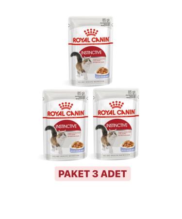 Royal Canin Instinctive Jelly Wet Cat Food 85 Gr X 3 Pieces