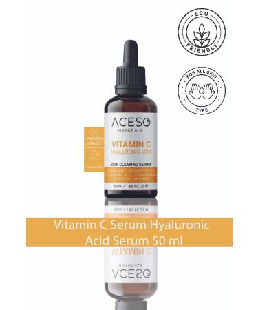 Aceso Naturals Vitamin C Serum Hyaluronic Acid Serum 50 ml