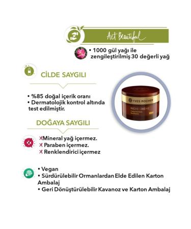 Yves Rocher Riche Creme - Nourishing Regenerating Night Cream-50ml - Buy Online on GoSupps.com