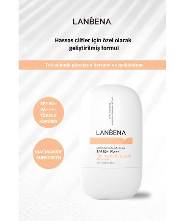 LANBENA Niacinamide Sunscreen SPF 50+ PA+++ Sunscreen