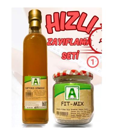 Aktarzane Fast Slimming 1 Set Detox Detox Vinegar and Tea Advantageous Double Set - Buy Online on GoSupps.com