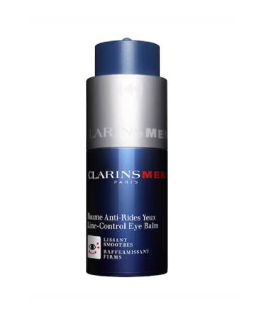 Clarins Men's Line Control Under Eye Balm Cream 20ml Wrinkle Dark Circle and Puffiness Reducer