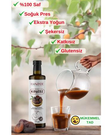 Hanzade Herbal Black Apricot Extract 270 Gr Sugar and Glucose Free - Buy Online on GoSupps.com
