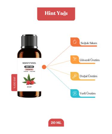 Savonnova Natural Castor Oil 100% Pure 20 Ml