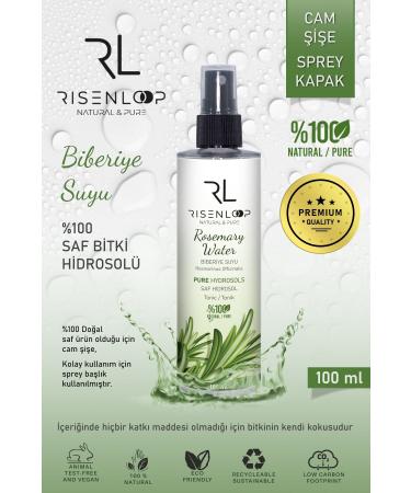 RL Cosmetics Rosemary Water 0 Pure Natural Hydrosol Tonic Rosmarinus Officinalis 1st distillation 100ml