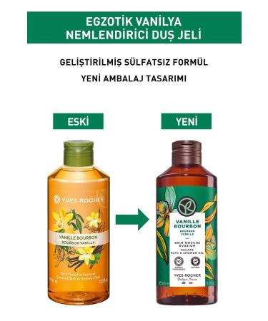 Yves Rocher Moisturizing Shower Gel - Exotic Vanilla - 400ml - Buy Online on GoSupps.com