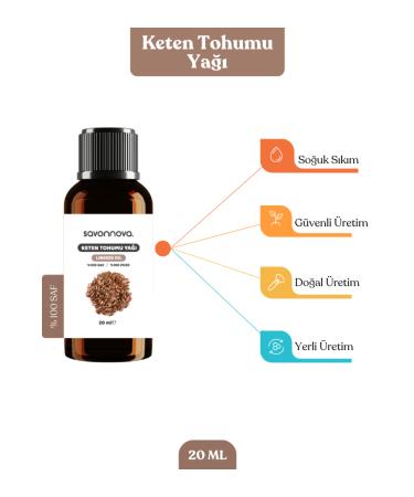 Savonnova Natural Linseed Oil 100% Pure 20 Ml