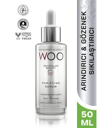 WOO Skin Expert Academy Purifying and Pore Tightening Serum 50ml Effective Against Acne with Skin Imperfection Reduction