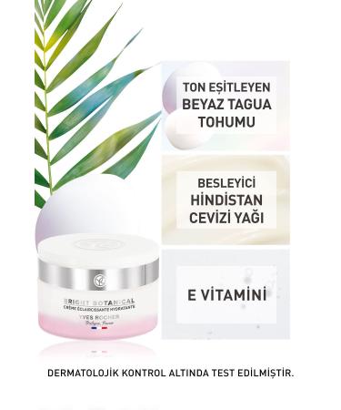 Yves Rocher Bright Botanical-Anti-Stain Brightening Tone-Equalizing Daily Care Cream-50ml - Buy Online on GoSupps.com