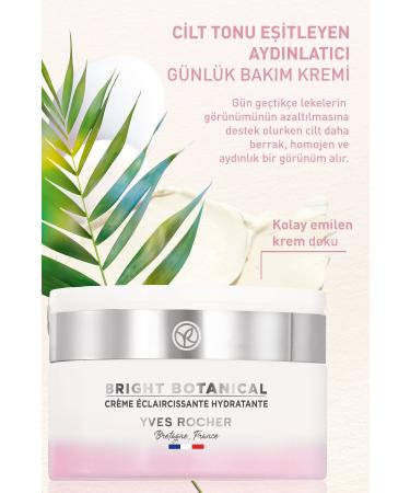Yves Rocher Bright Botanical-Anti-Stain Brightening Tone-Equalizing Daily Care Cream-50ml - Buy Online on GoSupps.com