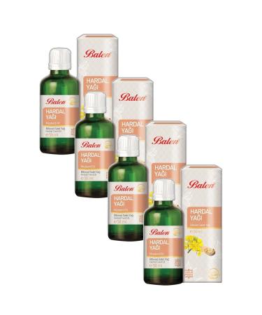 Balen Mustard Oil Cold Press 50 ml 4 Pieces
