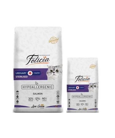 Felicia Low Grain Sterilized Neutered Salmon Cat Food 12+2 kg