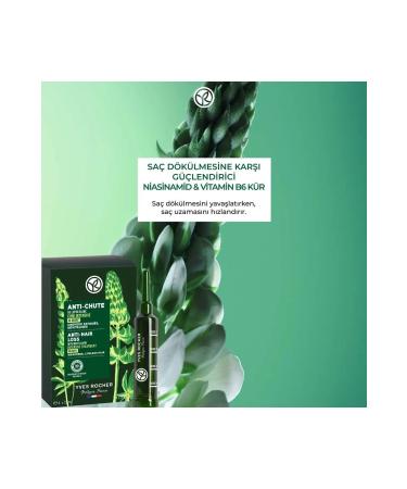 Yves Rocher Anti Chute Niacinamide Vitamin B6 Cure Against Hair Loss - Carest Cosmetic - Buy Online on GoSupps.com