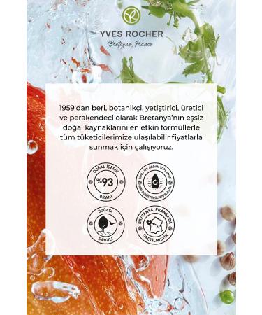 Yves Rocher Moisturizing Eco Refill Shower Gel Refill - Revitalizing Mango Coriander 600 ml - Buy Online on GoSupps.com