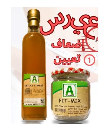 Aktarzane Fast Slimming 1 Set Detox Detox Vinegar and Tea Advantageous Double Set - Buy Online on GoSupps.com